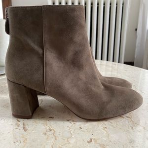 Sole Society Suede Booties, Size 9.5